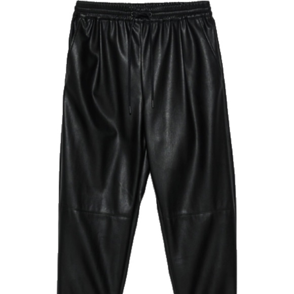 Zara Faux Leather Pants - Picture 1 of 6